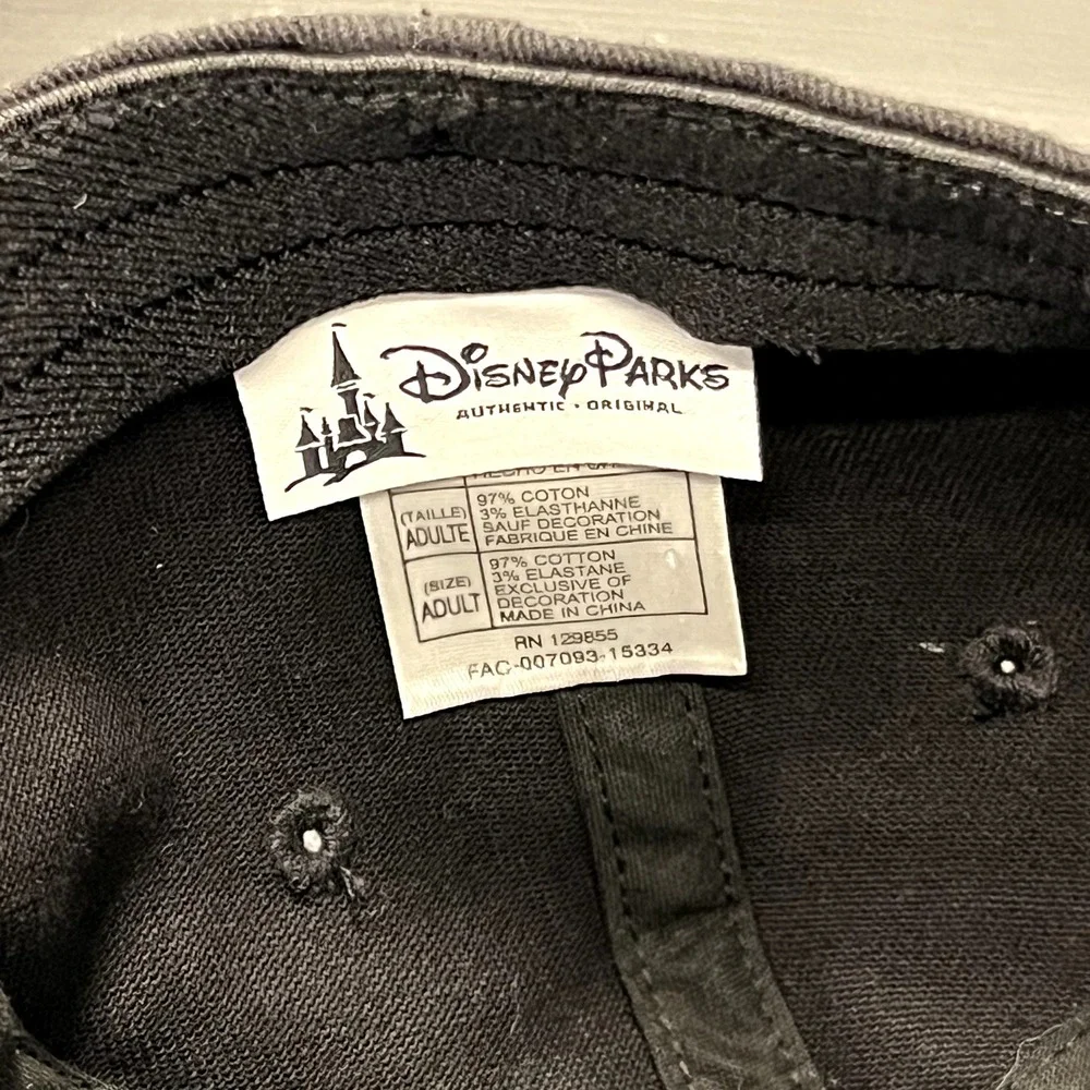 Disney Hat Cap Disneyland 60th Diamond Anniversary 2015 Adult‎ Fitted Baseball